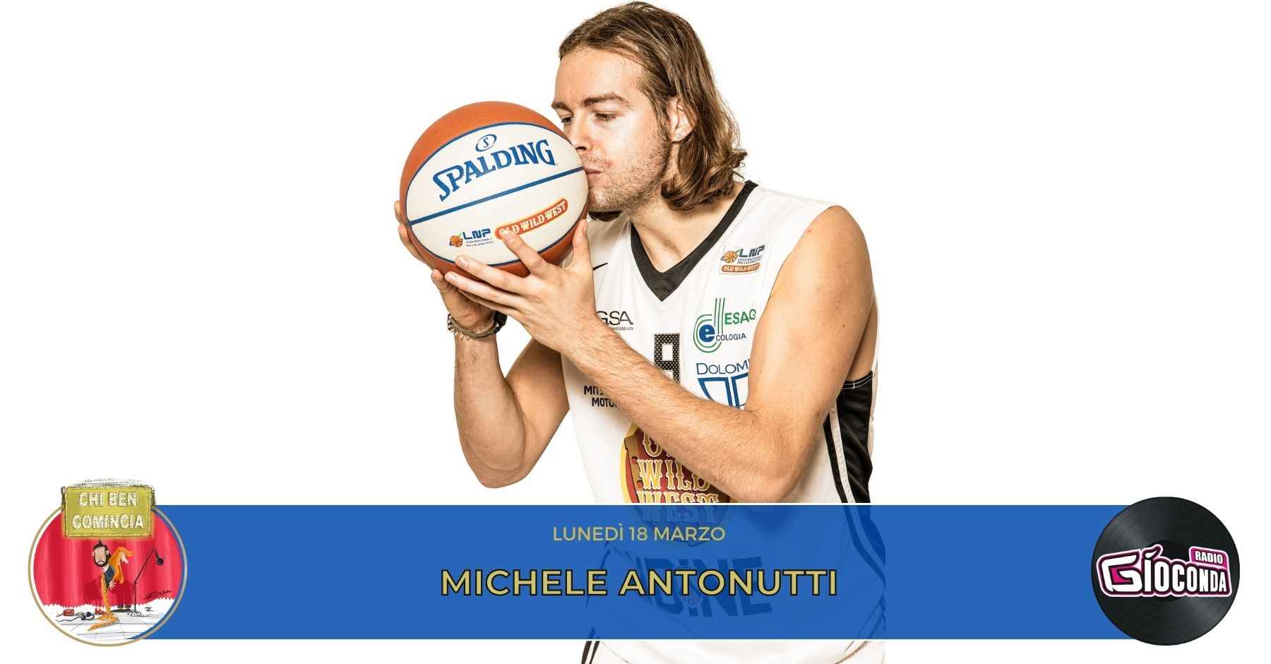Michele Antonutti, simbolo del basket del Friuli-Venezia Giulia, è l’ospite della nuova puntata di “Chi ben comincia” in onda lunedì 11 marzo alle 18.00.