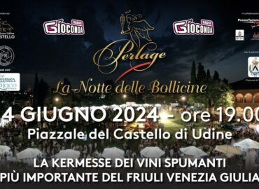 La notte delle bollicine "Perlage" torna protagonista venerdì 14 giugno al Castello di Udine
