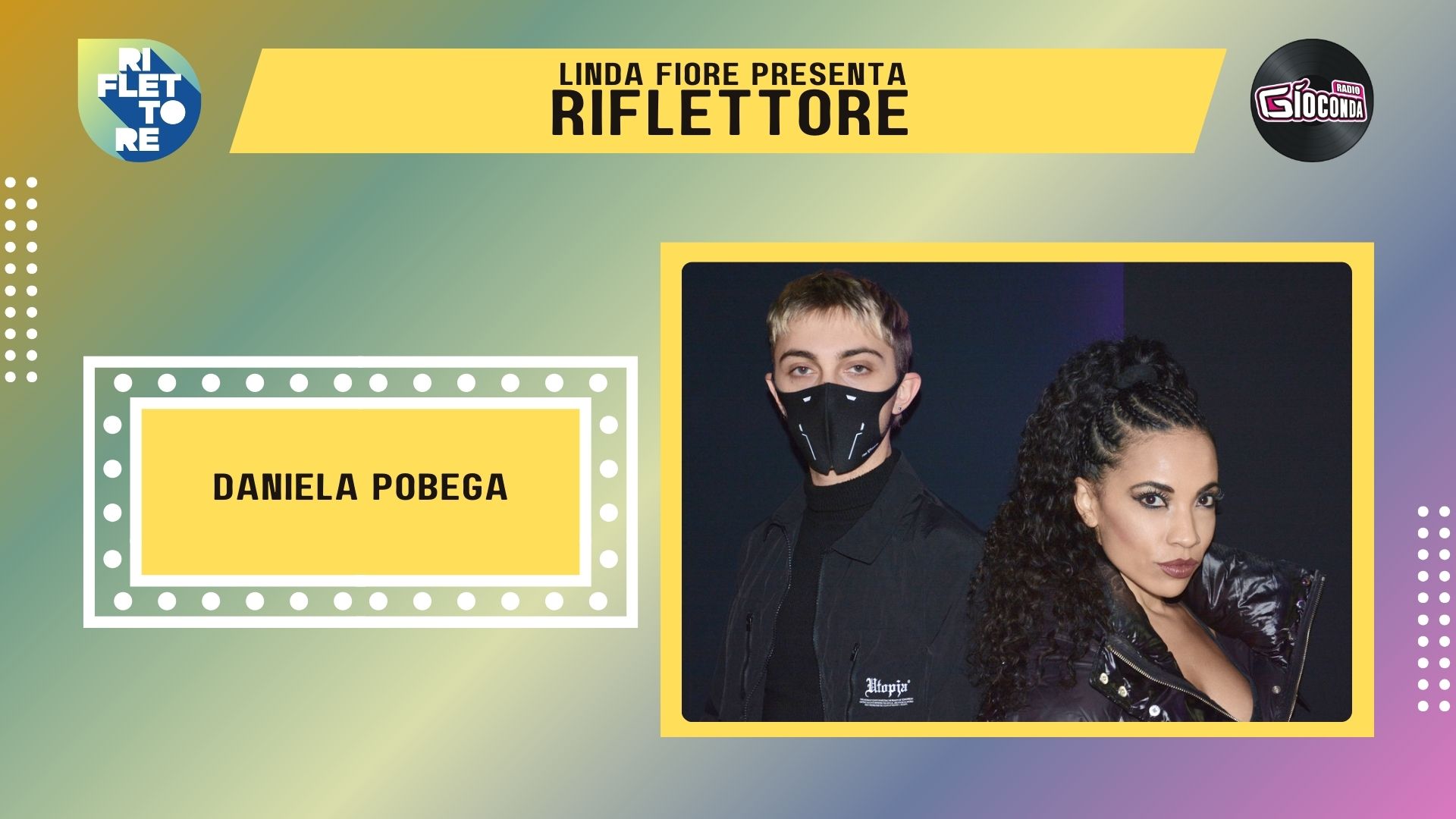 Daniela Pobega, artista di fama internazionale, è la protagonista della puntata di venerdì 14 giugno di “Riflettore” in onda alle 14.30 (replica alle 20.30). Nata in Brasile, ma triestina di adozione, si è cimentata in differenti generi musicali, iniziando dal musical come Fata Turchina nel “Pinocchio” dei Pooh, dando vita alla prima Nala spagnola nel musical Disney “El Rey León”, facendo parte del cast del musical londinese “Dirty Dancing” fino al jazz, al gospel, al pop rock. In veste di attrice ha preso parte alla fiction “Volevo fare la rockstar”, in onda su Rai 2, nel ruolo di Aisha. Daniela Pobega performer versatile richiestissima in Italia e all’estero, ha da poco pubblicato il singolo “In Your Arms” in collaborazione con il dj e producer G – EX . Il brano è costituito da una parte strumentale in stile melodic - techno e una parte vocale che rappresenta la perfetta fusione tra pop e commercial house.