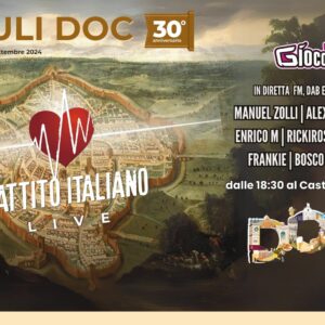 Friuli Doc 2024 con Radio Gioconda in diretta dal Castello di Udine