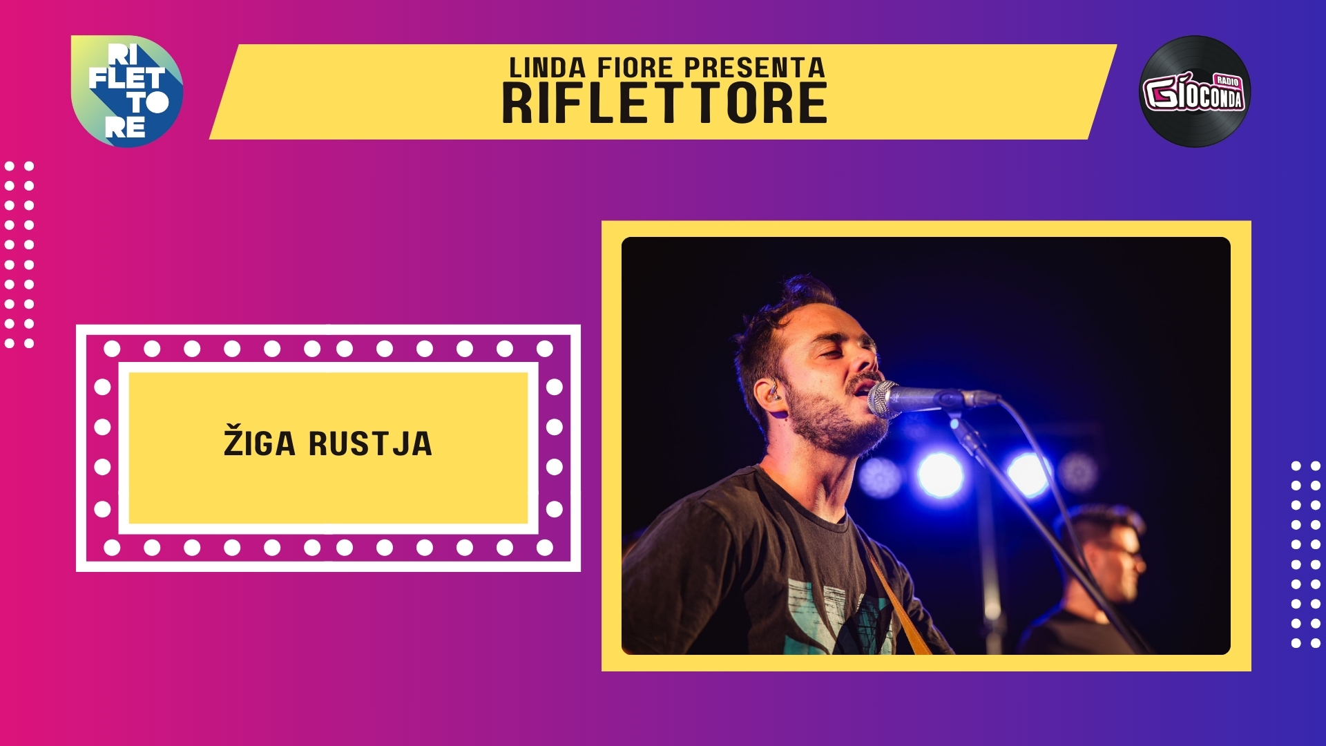 Il cantautore sloveno Žiga Rustja è il protagonista di Riflettore in onda venerdì 11 ottobre alle 14.30 (replica ore 20.30)