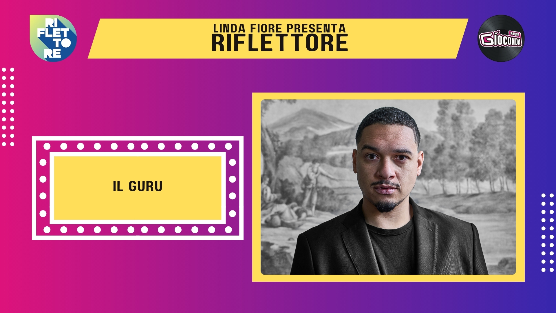 Il rapper e cantautore Il Guru, nome d’arte di Antony Pali, è l’ospite della puntata del 18 ottobre di “Riflettore” in onda alle 14.30 (replica 20.30).