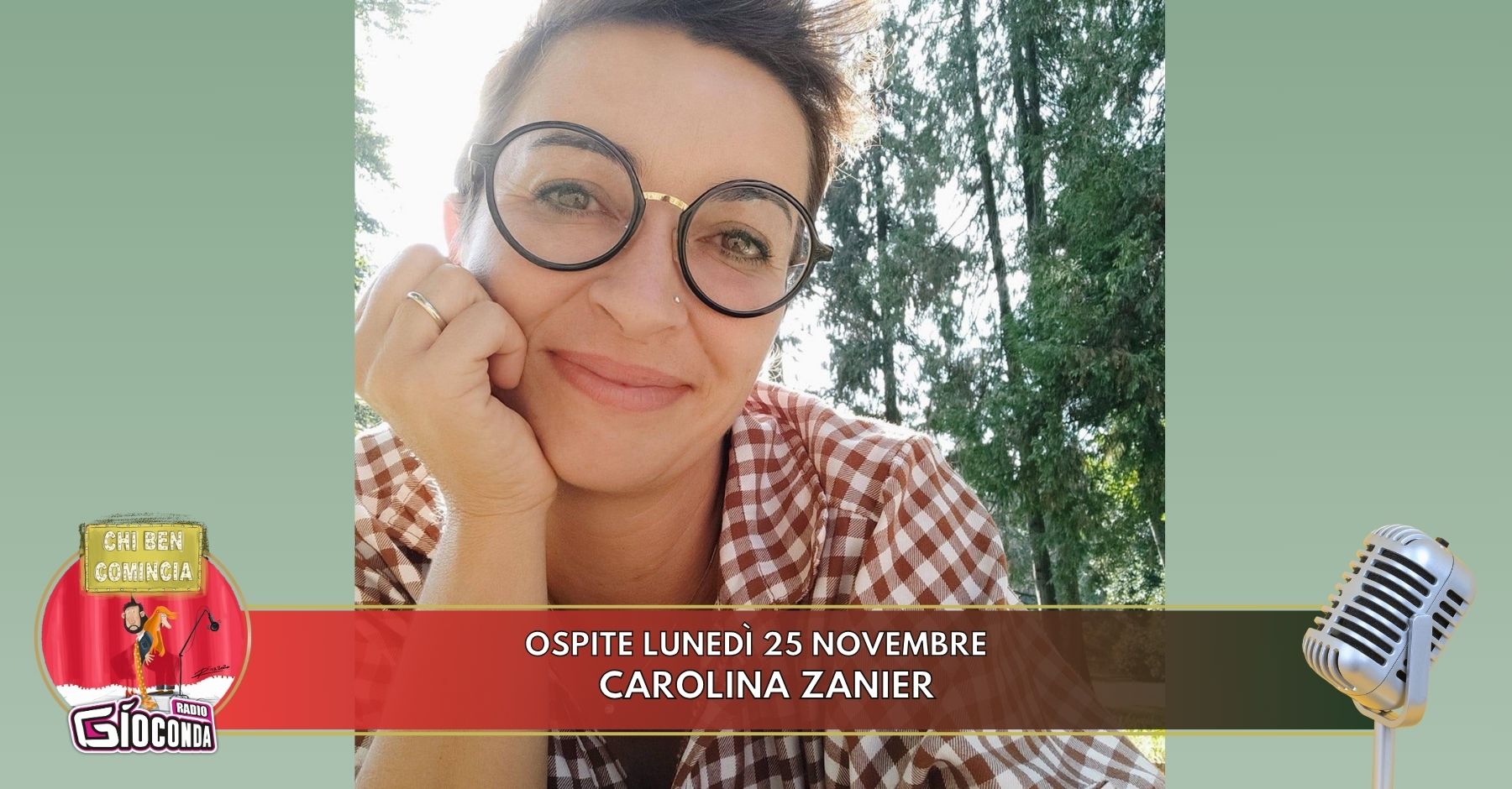 L’autrice e illustratrice Carolina Zanier è l’ospite della puntata del 25 novembre di “Chi ben comincia”, in onda su Radio Gioconda dalle 18.00.