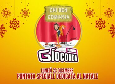 LLunedì 23 dicembre alle 18.00, su Radio Gioconda, andrà in onda una puntata speciale di Chi Ben Comincia, dedicata alle festività natalizie. In vista del Capodanno 2025, Linda Fiore e Stefano Palaferri accoglieranno il Sindaco di Gorizia, Rodolfo Ziberna, e la Vicesindaco di Grado, Greta Reverdito.